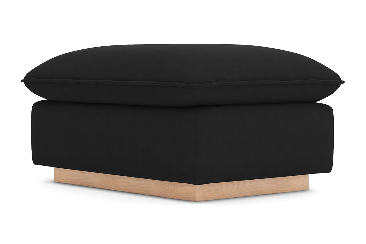 Olivia Ottoman :: Leg Finish: Natural / Size: 25x35