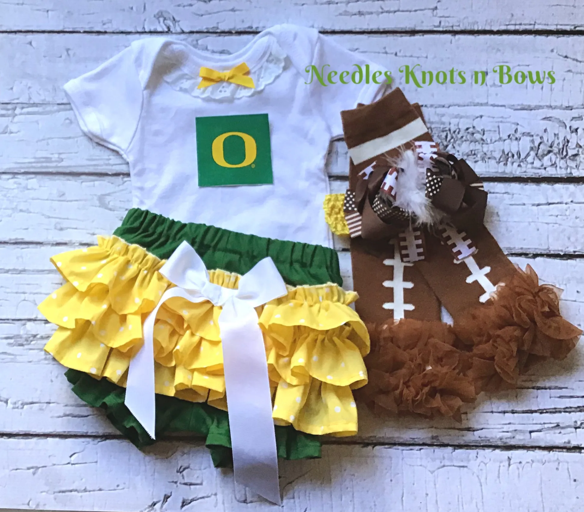 Oregon Ducks Outfit for Baby Girls & Toddlers