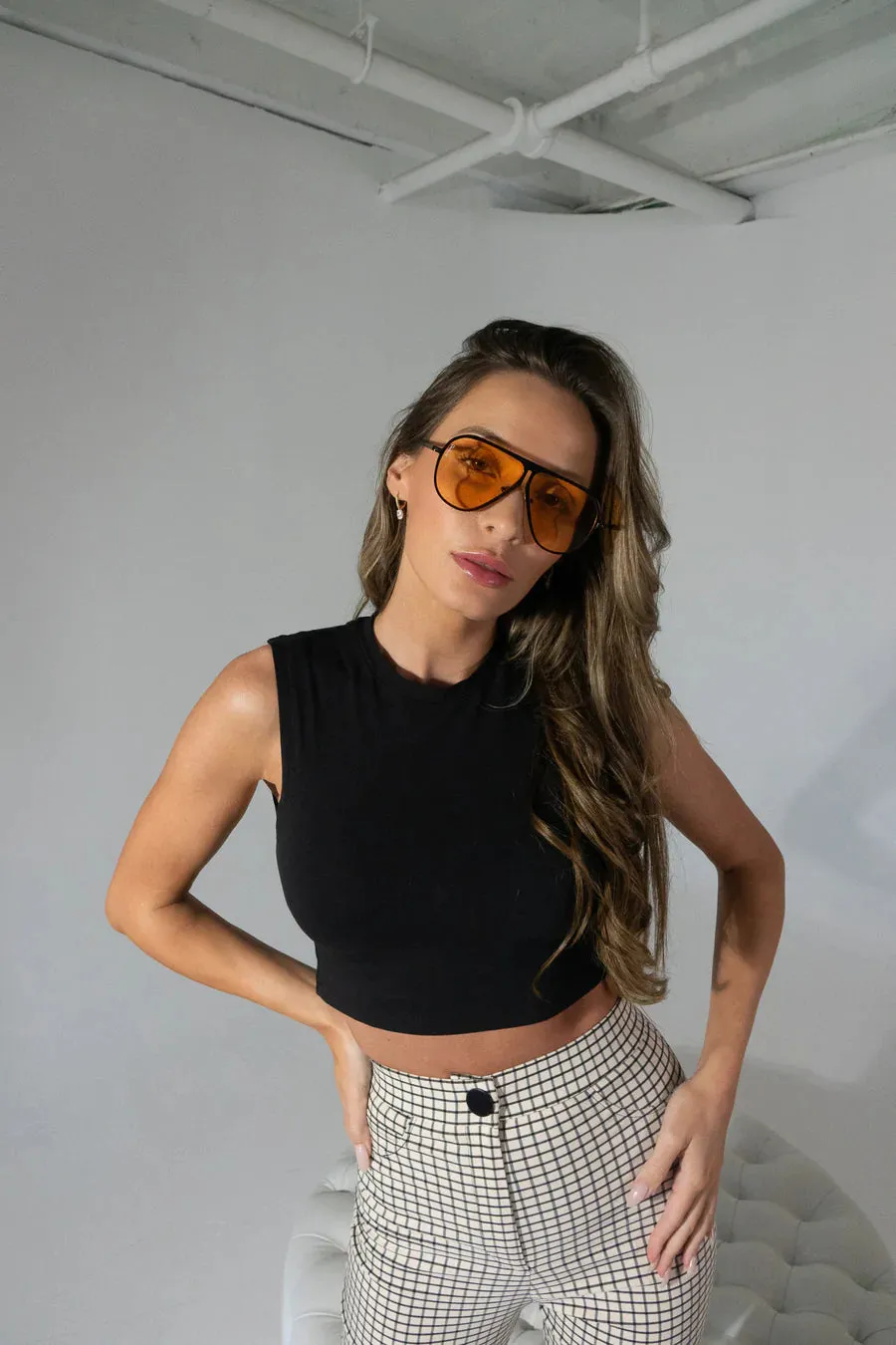 Otra Eyewear - Ava in Black/Orange