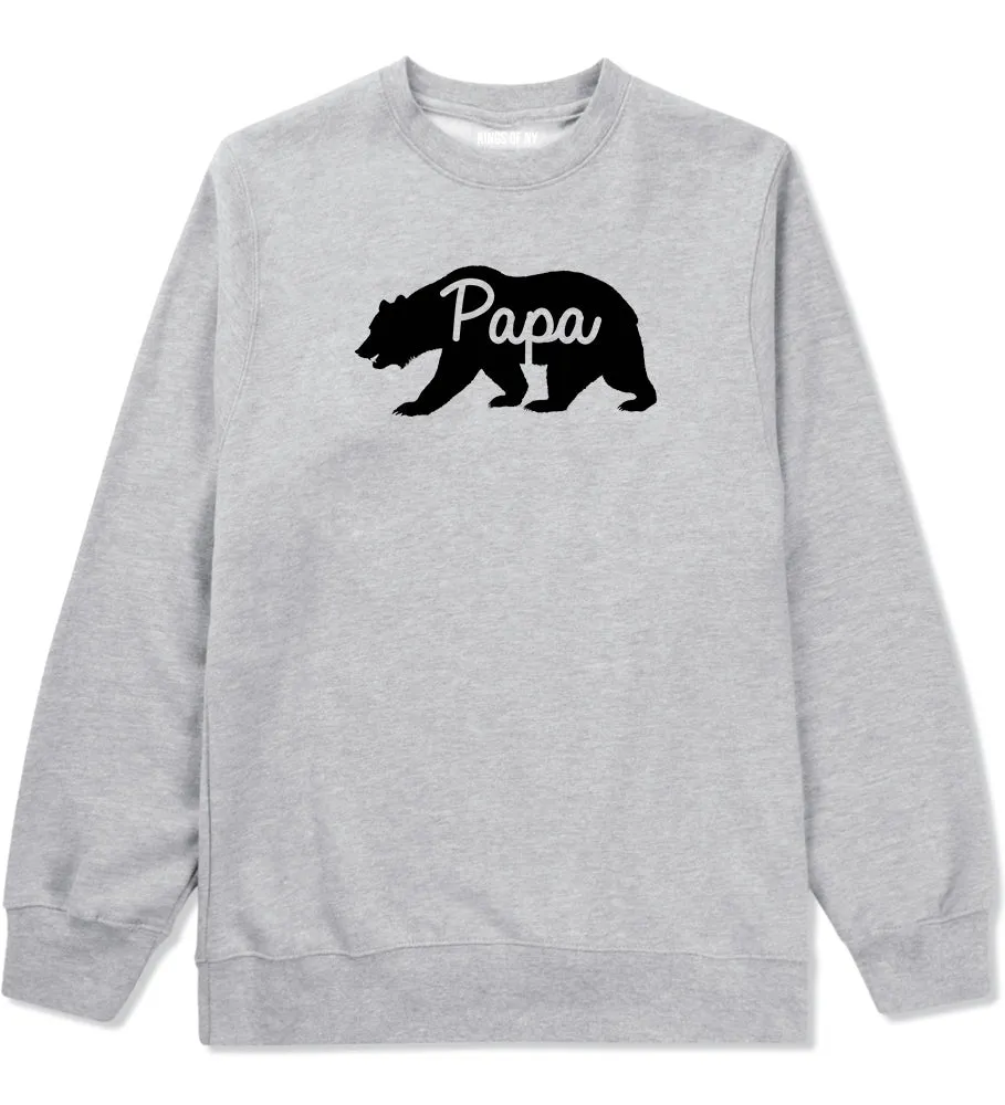 Papa Bear Mens Crewneck Sweatshirt