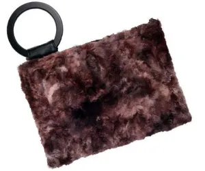 Paris Clutch - Luxury Faux Fur in Highland Thistle (Only Two Standard Size Left!)