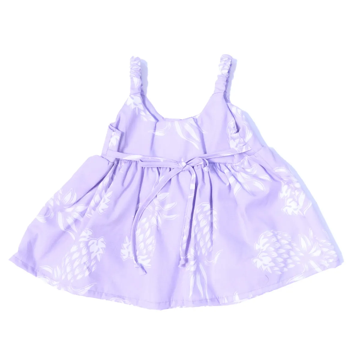 Pineapple (Girl's Elastic Strap Sun Dress) - Lavender