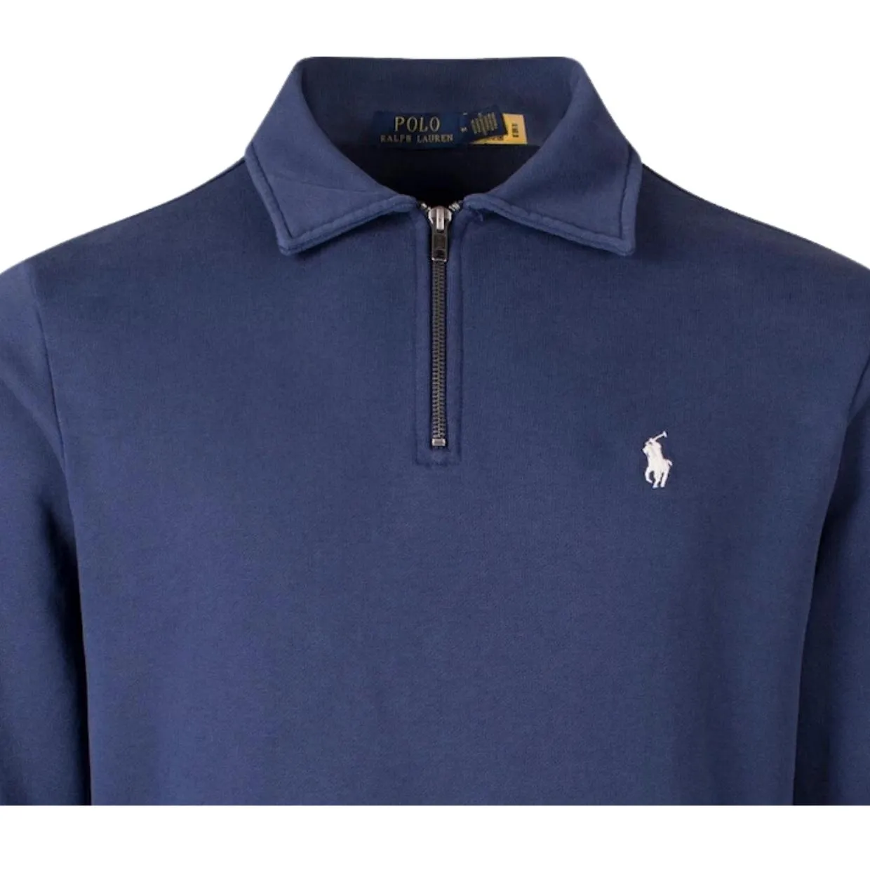 Polo Ralph Lauren Collar Half Zip Navy Sweatshirt