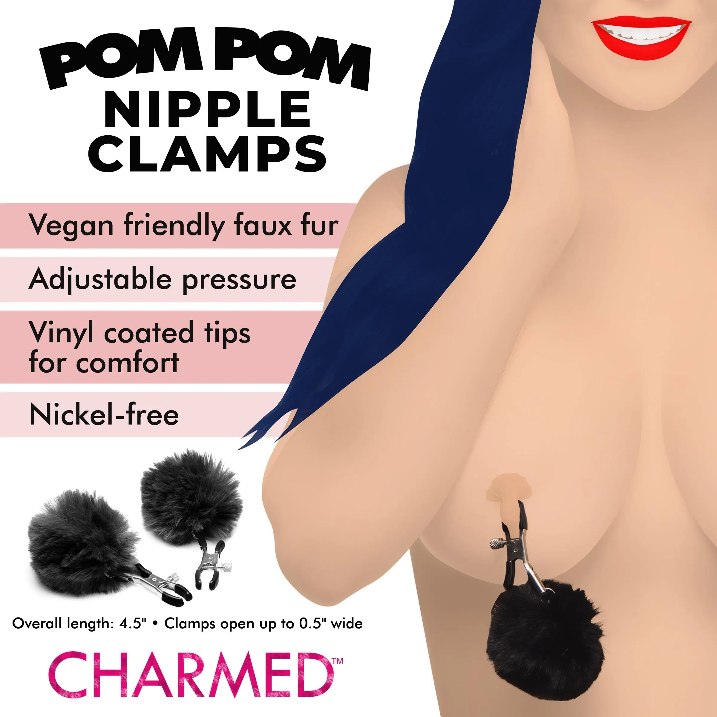 Pom Pom Nipple Clamps