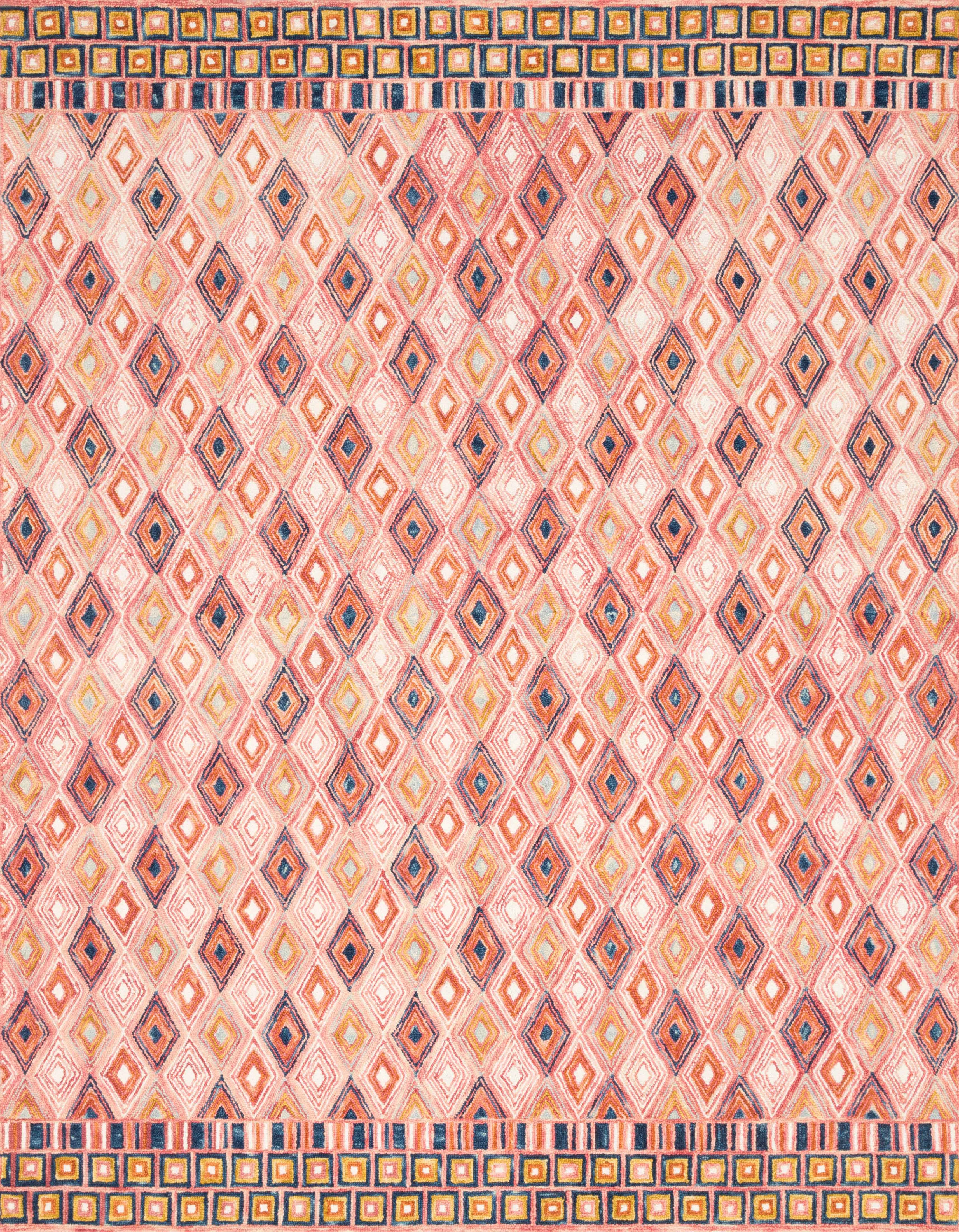 Priti Rug in Pink & Sunset