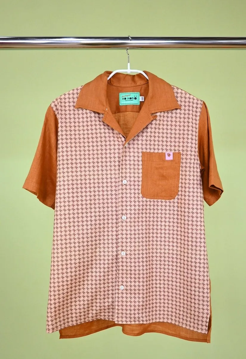 "Beetletooth" Shirt - Rust Linen