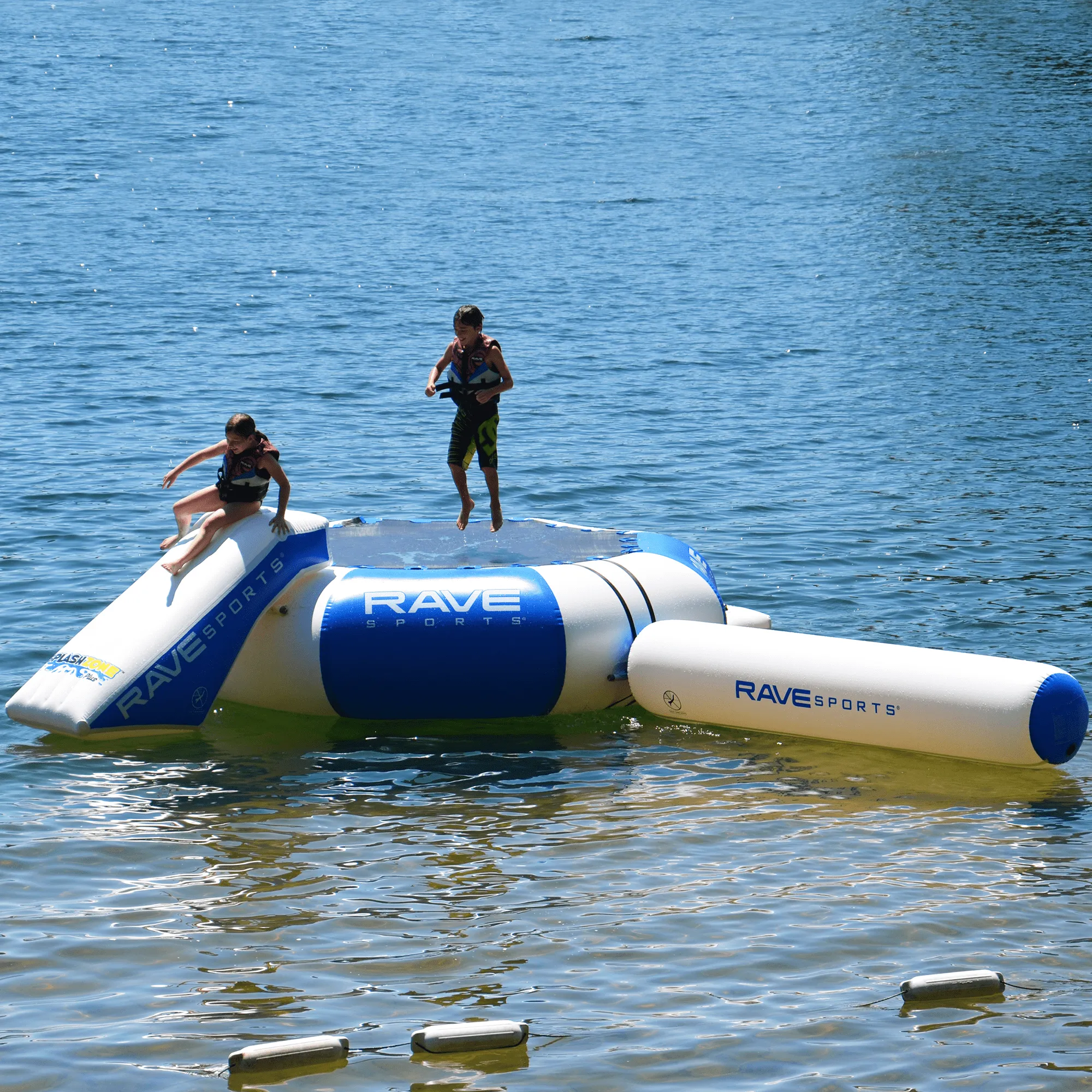 Splash Zone Plus 12'   Slide & Log Package