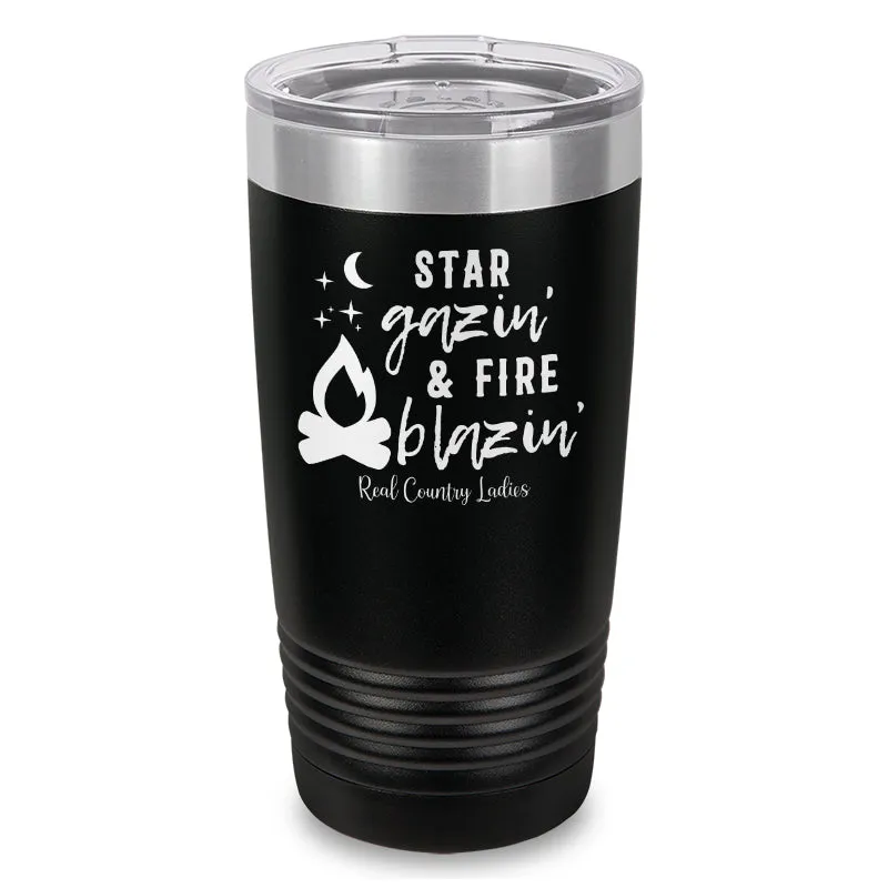 Star Gazin And Fire Blazin Laser Etched Tumbler