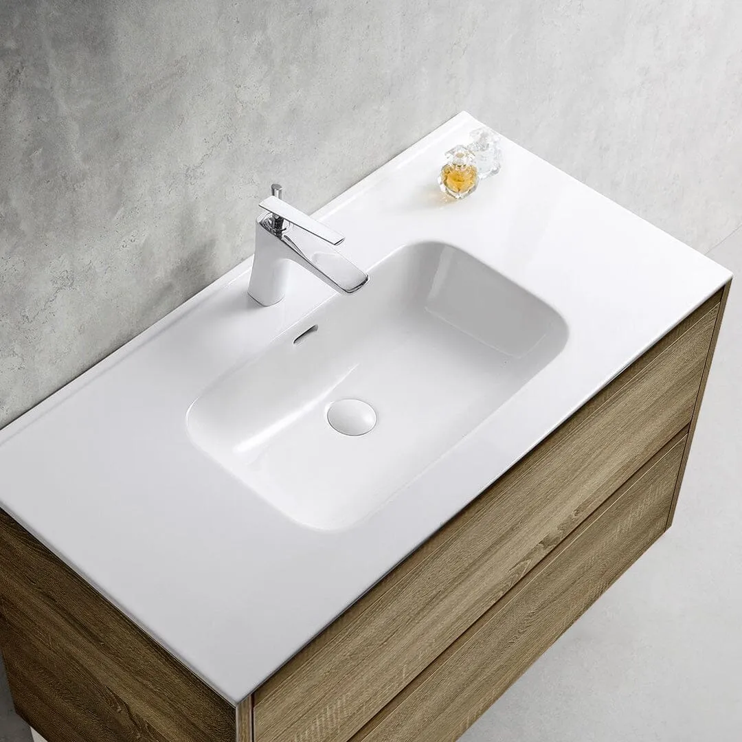 Sylvie 900mm Full Depth Ceramic Vanity Top