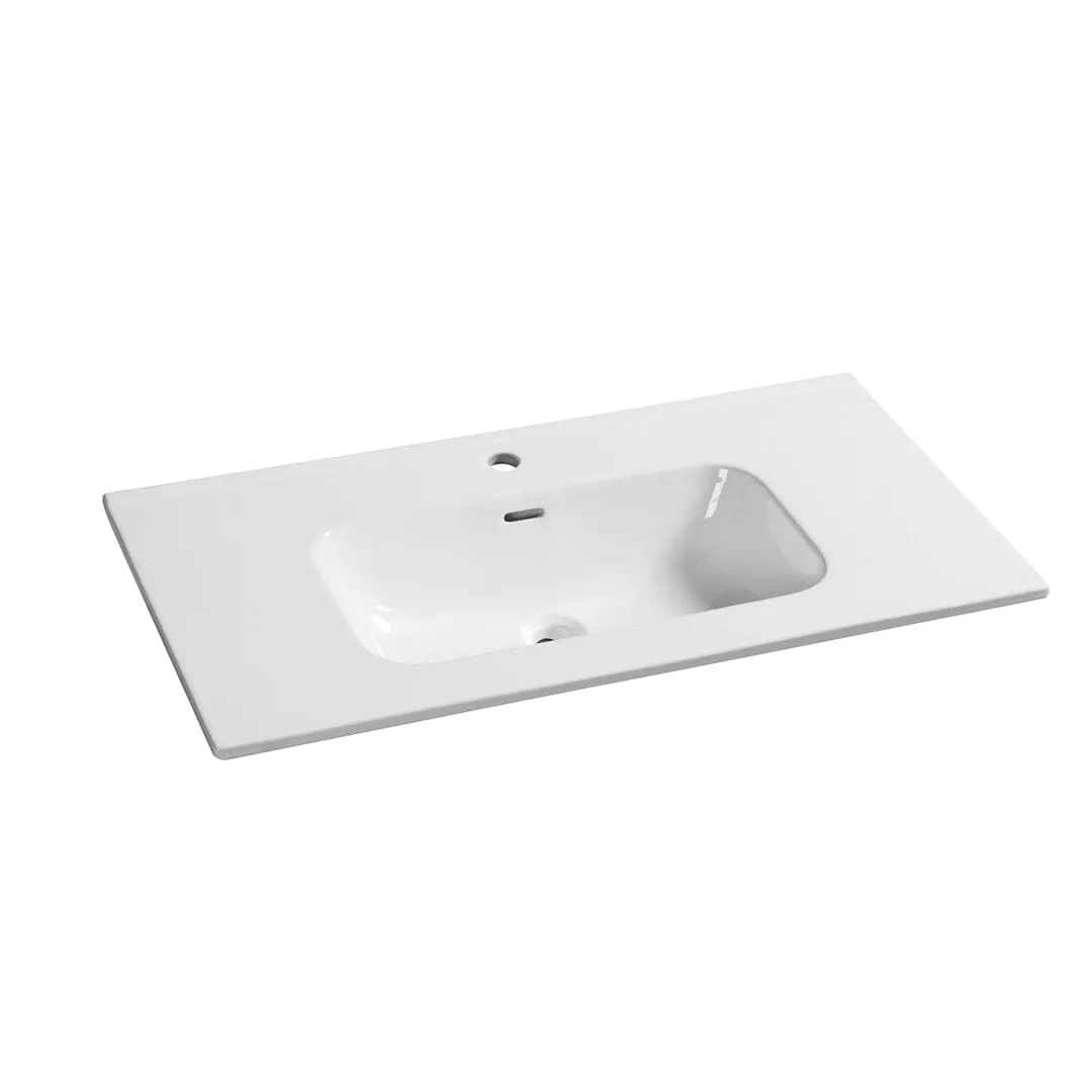 Sylvie 900mm Full Depth Ceramic Vanity Top