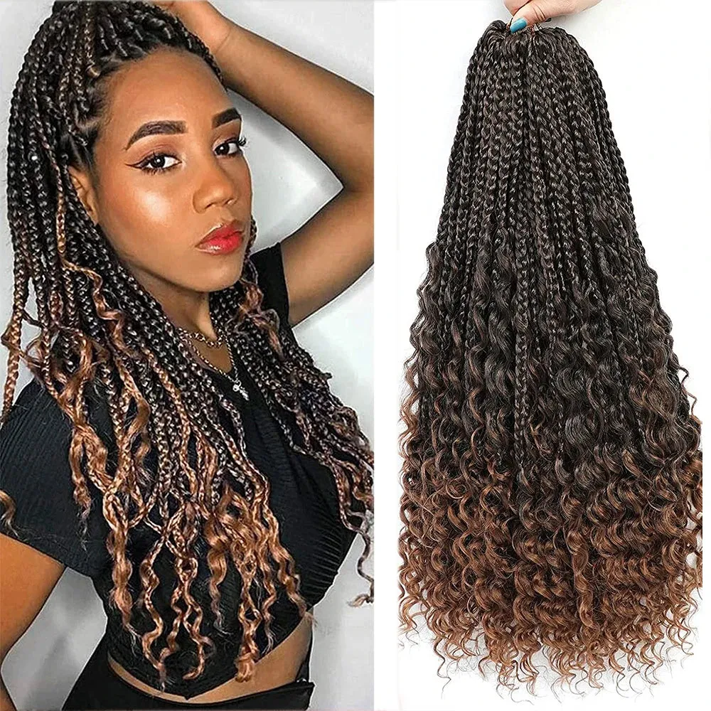 Synthetic Crochet Bohemian Goddess Box Braid