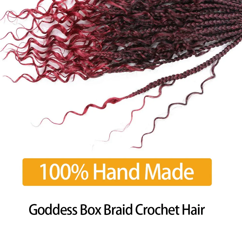 Synthetic Crochet Bohemian Goddess Box Braid