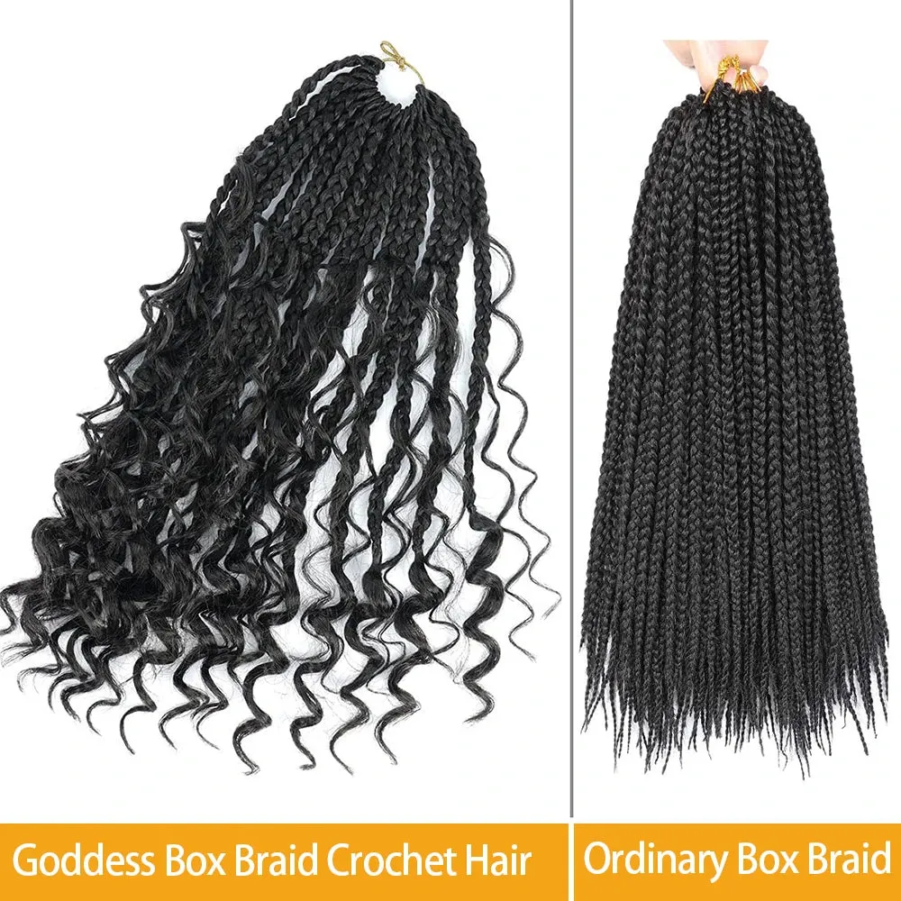 Synthetic Crochet Bohemian Goddess Box Braid