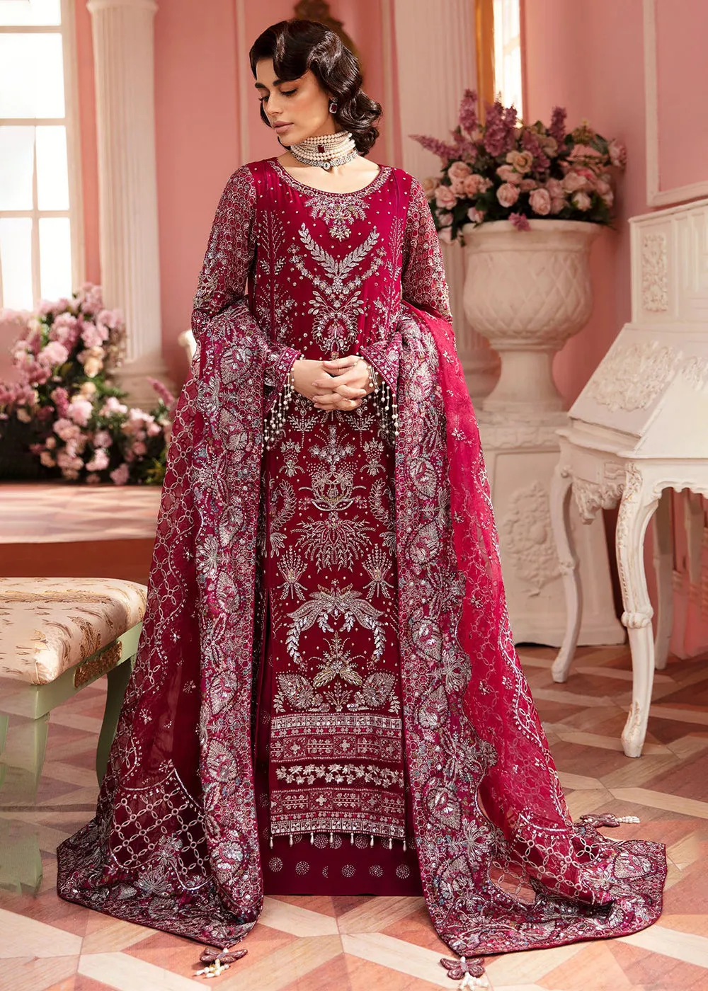 The Secret Garden Luxury Unstitched Formals '24 by Nureh | CHARLOTTE