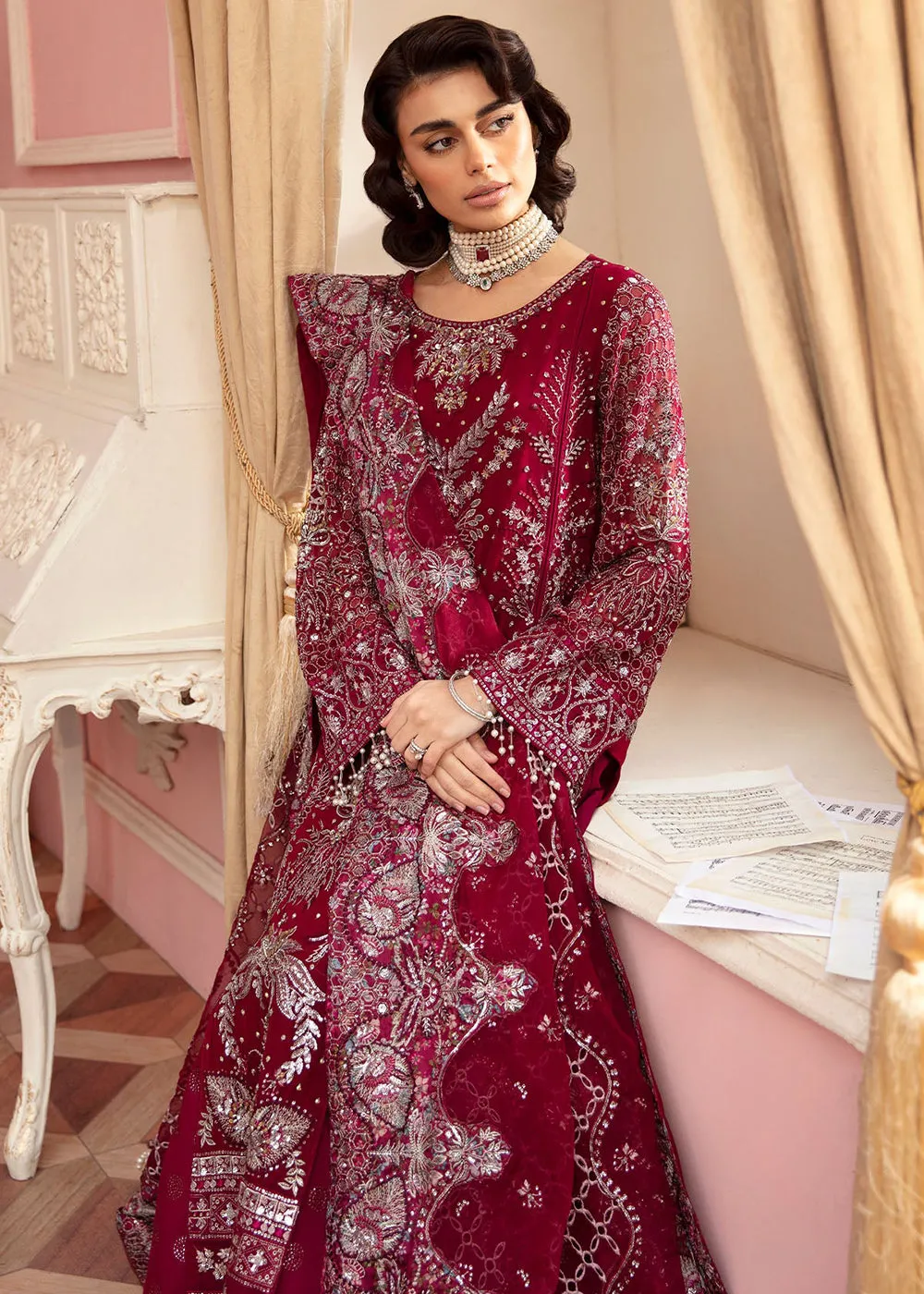 The Secret Garden Luxury Unstitched Formals '24 by Nureh | CHARLOTTE