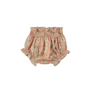 Tocoto Vintage Coral Floral Bloomer