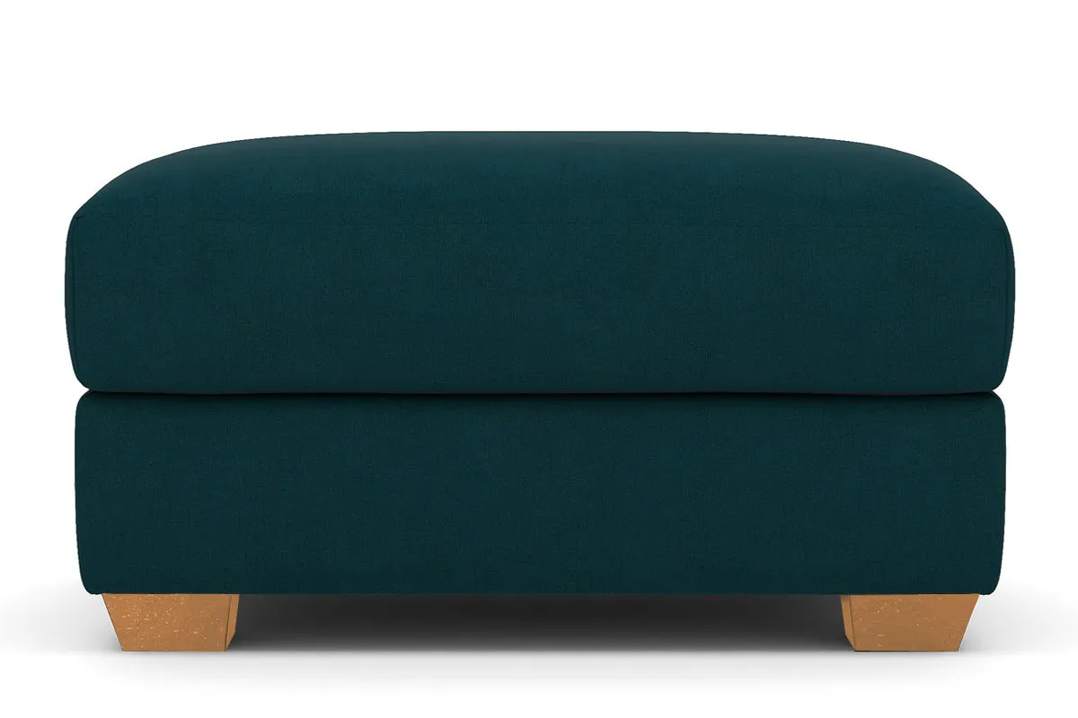 Tuxedo Ottoman :: Leg Finish: Natural / Size: 25x35