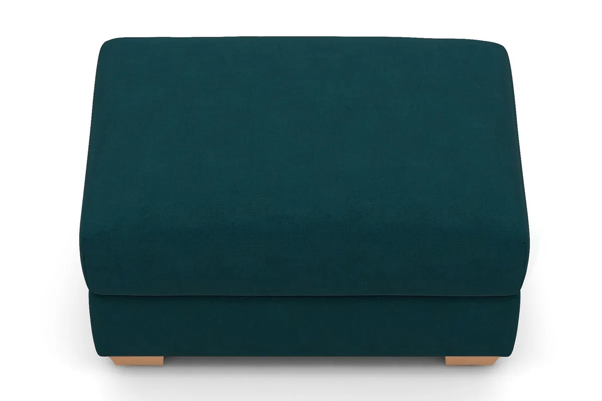 Tuxedo Ottoman :: Leg Finish: Natural / Size: 25x35