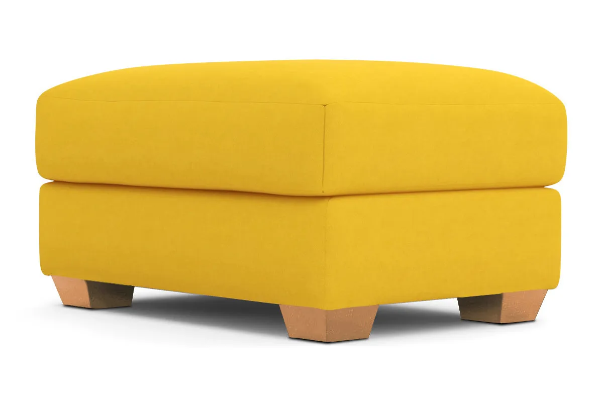 Tuxedo Ottoman :: Leg Finish: Natural / Size: 25x35