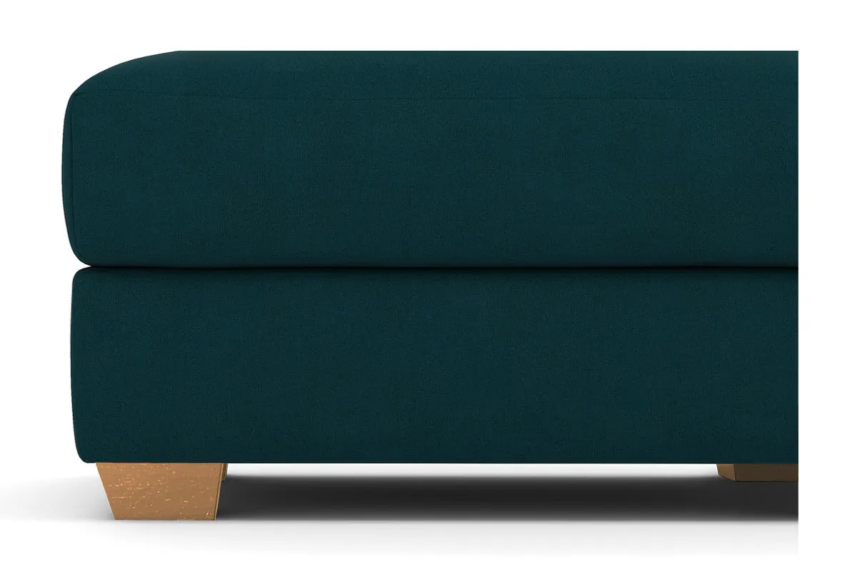 Tuxedo Ottoman :: Leg Finish: Natural / Size: 25x35