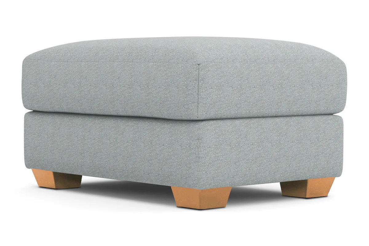 Tuxedo Ottoman :: Leg Finish: Natural / Size: 25x35