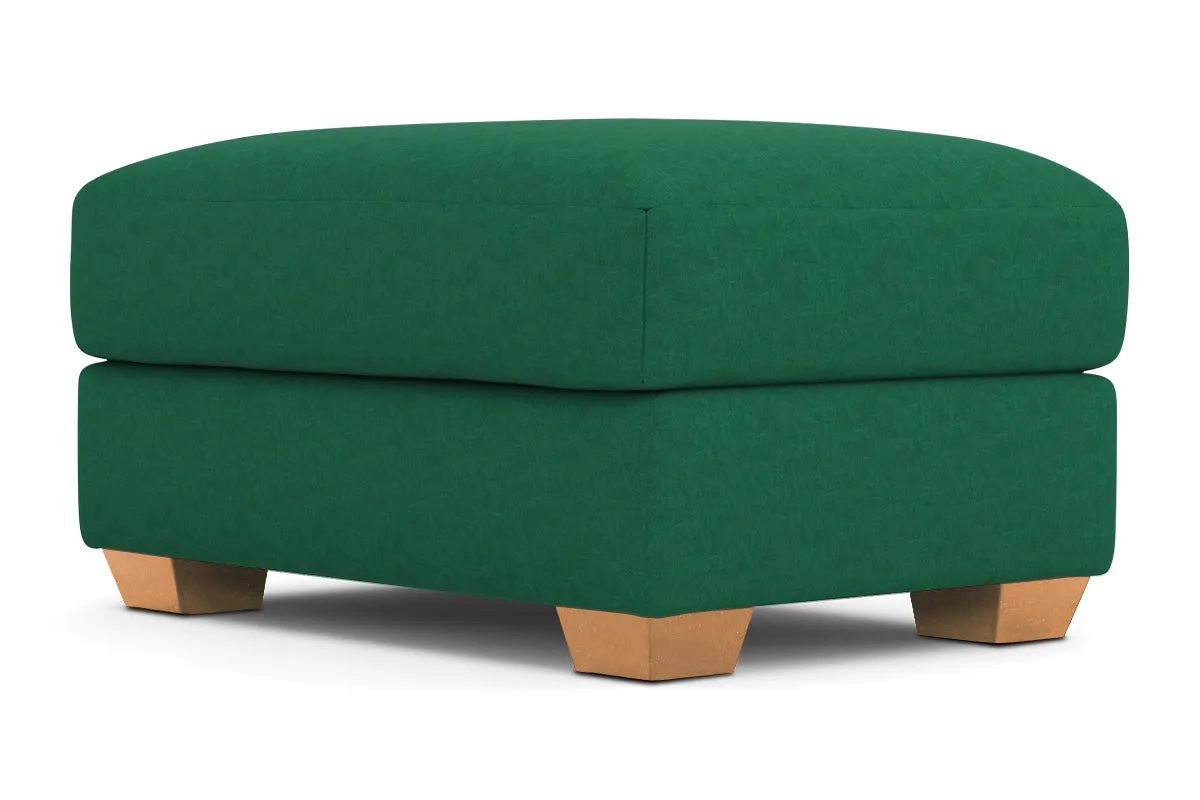 Tuxedo Ottoman :: Leg Finish: Natural / Size: 25x35