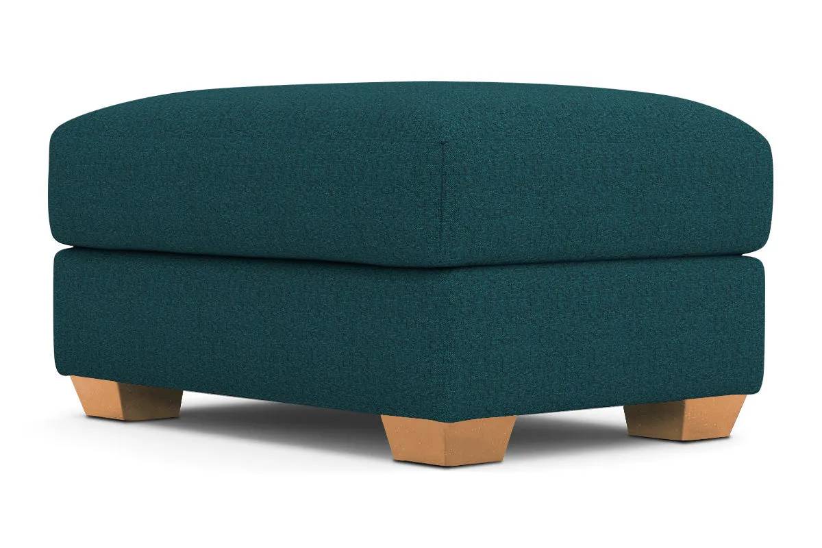 Tuxedo Ottoman :: Leg Finish: Natural / Size: 25x35