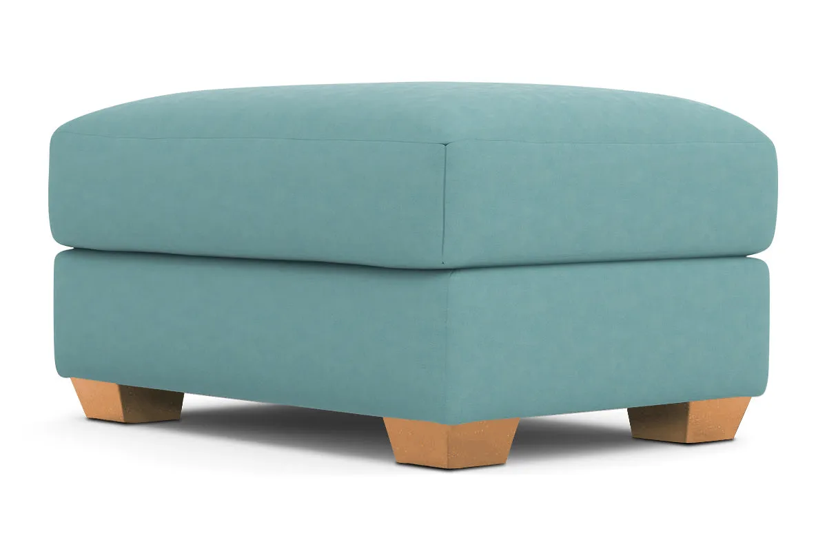 Tuxedo Ottoman :: Leg Finish: Natural / Size: 25x35