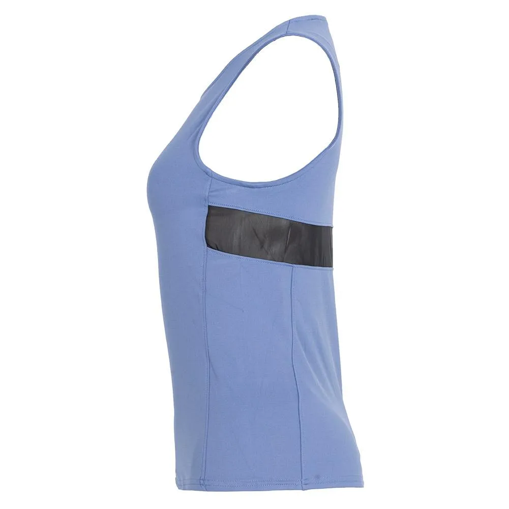 Women's Blaire Tennis Tank Palladian and Black