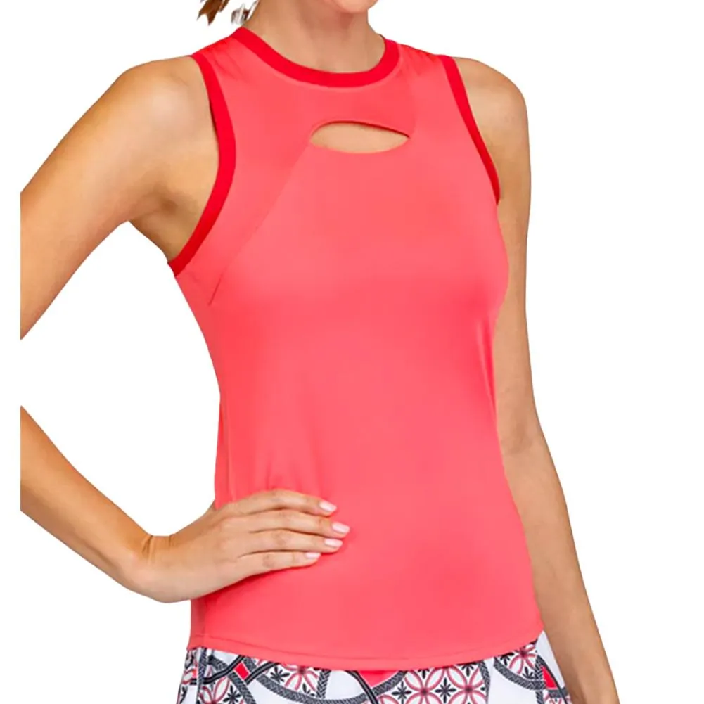 Women's Rhoswen Racerback Pickleball Tank Lychee Pink