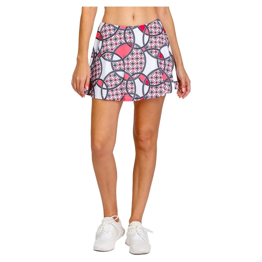 Women's Skyline 13.5 Inch Flounce Pickleball Skort Geo Rings